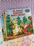 Vintage 1994/1995 Winnie the Pooh Helping Hands Book Softcovers Set/5