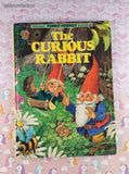 Vintage 1985 The Curious Rabbit Honey Bear Books Oversized Board Book Hardcover