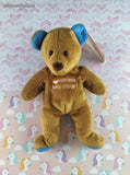 Vintage 1997 Mary Meyer Belly Beans Brownie Girl Scouts Teddy Bean Bag Plush NWT