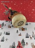Vintage Crazy Mountain Exclusive Christmas Snowman Miniature Figurine, Like New