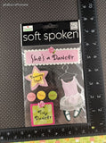 Me & My BIG Ideas She's a Dancer 3-Dimensional Sticker Pack, New/Sealed