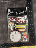 Me & My BIG Ideas Christmas Party 3-Dimensional Sticker Pack, New/Sealed