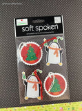 Me & My BIG Ideas Christmas Penguins Trees 3-Dimensional Sticker Pack, New/Sealed