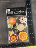 Me & My BIG Ideas Colorful Autumnal Flowers 3-Dimensional Sticker Pack, New/Sealed