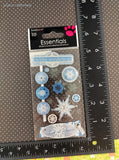 Sandylion Essentials GLITTERY Winter Wonderland 3-Dimensional Sticker Pack, New/Sealed