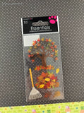 Sandylion Essentials GLITTERY Autumn Leaves 3-Dimensional Sticker Pack, New/Sealed