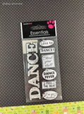 Sandylion Essentials SHINY Love to Dance 3-Dimensional Sticker Pack, New/Sealed