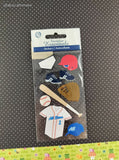Sandylion Essentials Baseball All Stars 3-Dimensional Sticker Pack, New/Sealed