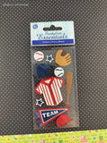 Sandylion Essentials Baseball Go Team 3-Dimensional Sticker Pack, New/Sealed
