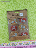 Jolee's Boutique GLITTERY Christmas Reindeer 3-Dimensional Sticker Pack, New/Sealed