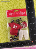 Jolee's Boutique Football Go Team! 3-Dimensional Sticker Pack, New/Sealed