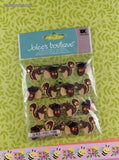 Jolee's Boutique GLITTERY Acorns & Squirrels 3-Dimensional Sticker Pack, New/Sealed