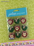 Jolee's Boutique GLITTERY Apple Harvest 3-Dimensional Sticker Pack, New/Sealed