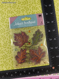 Jolee's Boutique GLITTERY Autumn Leaves 3-Dimensional Sticker Pack, New/Sealed