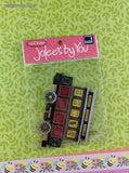 Jolee's By You SHINY Train Car 3-Dimensional Sticker Pack, New/Sealed