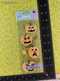 A Touch of Jolee's Boutique Jack-o-Lantern Pumpkin 3-Dimensional Sticker Pack, New/Sealed