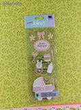 A Touch of Jolee's Boutique Sweet Baby Girl 3-Dimensional Sticker Pack, New/Sealed