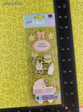 A Touch of Jolee's Boutique Sweet Baby Girl 3-Dimensional Sticker Pack, New/Sealed