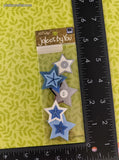 Jolee's By You SHINY Blue Stars 3-Dimensional Sticker Pack, New/Sealed