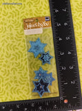 Jolee's By You GLITTERY Blue Stars 3-Dimensional Sticker Pack, New/Sealed