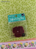 Jolee's By You Red Camellia Flower 3-Dimensional Sticker Pack, New/Sealed