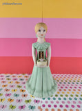 Vintage 1981 Enesco Growing Up Birthday Girls Age 11 Porcelain Figurine