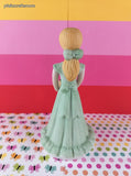 Vintage 1981 Enesco Growing Up Birthday Girls Age 11 Porcelain Figurine