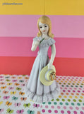 Vintage 1981 Enesco Growing Up Birthday Girls Age 12 Porcelain Figurine