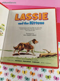 Vintage 1956 Whitman Tell-A-Tale Books, Lassie and the Kittens, Hardcover