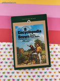 Vintage 1987 Bantam Printing Encyclopedia Brown Tracks Them Down #8, Softcover