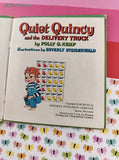 Vintage 1959 Whitman Tell-A-Tale Books, Quiet Quindy and the Delivery Truck, Hardcover