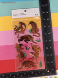 Recollections Sealed 3-D Sticker Sheet Unused, Fierce Tigers SHINY