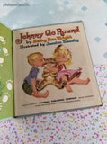Vintage 1960 Whitman Tell-A-Tale Books, Johnny Go Round, Hardcover