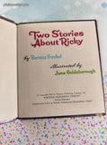 Vintage 1966 Whitman Tell-A-Tale Books, Two Stories About Ricky, Hardcover