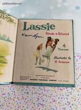 Vintage 1960 Whitman Tell-A-Tale Books, Lassie Finds a Friend, Hardcover