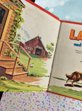 Vintage 1956 Whitman Tell-A-Tale Books, Lassie and the Kittens, Hardcover