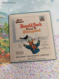 Vintage 1955 Whitman Tell-A-Tale Books, Donald Duck Goes to Disneyland, Hardcover