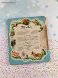 Vintage 1955 Whitman Tell-A-Tale Books, Donald Duck Goes to Disneyland, Hardcover