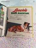Vintage 1958 Whitman Tell-A-Tale Books, Lassie's Brave Adventure, Hardcover