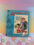 Vintage 1966 Whitman Tell-A-Tale Books, Andy: A Visit to the Hospital, Hardcover