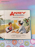 Vintage 1966 Whitman Tell-A-Tale Books, Andy: A Visit to the Hospital, Hardcover