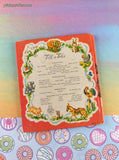 Vintage 1953 Whitman Tell-A-Tale Books, Bunny Button, Hardcover