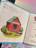 Vintage 1956 Whitman Tell-A-Tale Books, Frisker, Hardcover