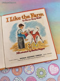 Vintage 1961 Whitman Tell-A-Tale Books, I Like the Farm Hardcover