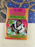 Vintage 1996 1st Scholastic Printing Give Yourself Goosebumps #4, The Deadly Experiments of Dr. Eeek Softcover