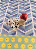 Vintage 101 & 102 Dalmatians Christmas Red Santa Hat Miniature McDonalds Toy