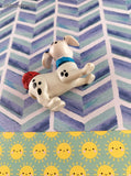 Vintage 101 & 102 Dalmatians Christmas Red Bow Miniature McDonalds Toy