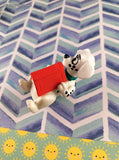 Vintage 101 & 102 Dalmatians Puppy w/Red Book Miniature McDonalds Toy