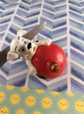 Vintage 101 & 102 Dalmatians Christmas Ball Ornament Miniature McDonalds Toy
