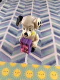 Vintage 101 & 102 Dalmatians Christmas Purple Gift Miniature McDonalds Toy